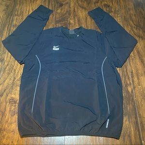 Nike F.C. Men's Large L Woven Midlayer Soccer Crew Neck Wind Shirt CT2516 010